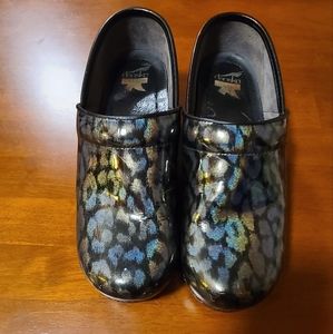 Dansko Leopard Clogs